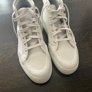 Men's White High-Top Sneakers